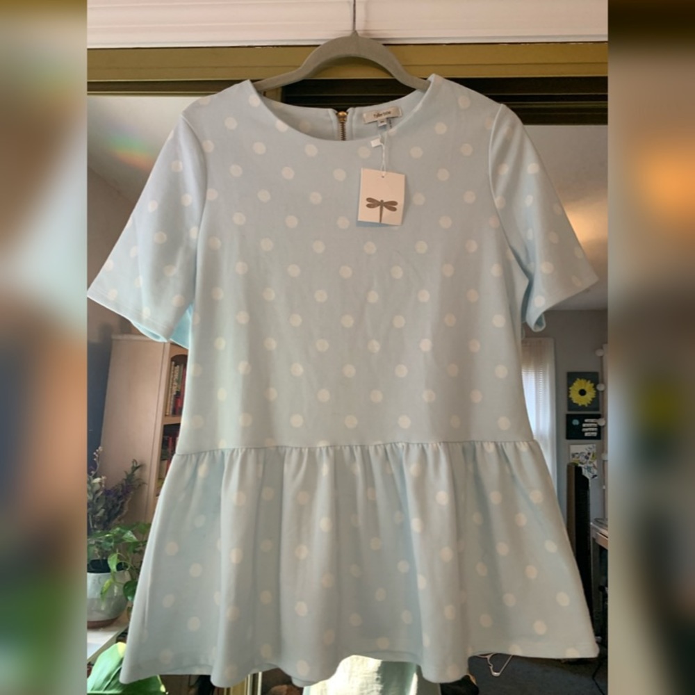 Tyler BOE: Women’s Short Sleeve Blouse, size medium